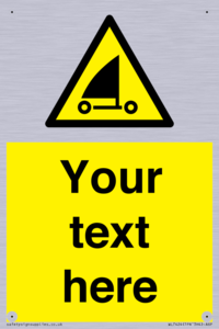 Custom Warning sand yachting